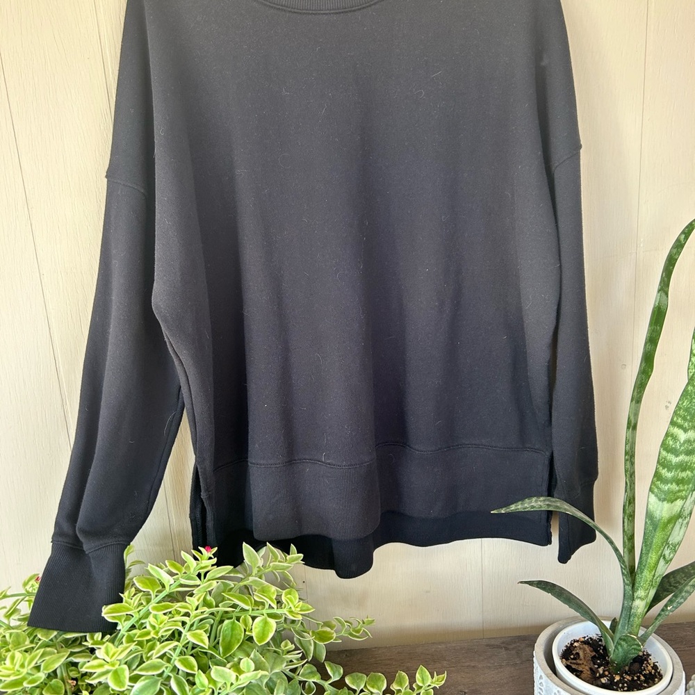 Time and Tru Black Knit Top